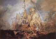 The Battle of Trafalgar J.M.W. Turner
